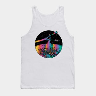 marshmallow moon bonfire Tank Top